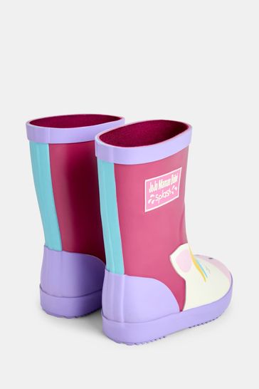 Buy JoJo Maman Bebe Pink Unicorn Wellies from Next Bahrain