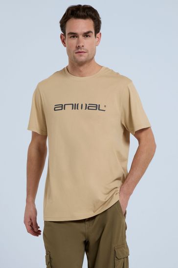 Animal Relaxed Cream Leon Organic T-Shirt