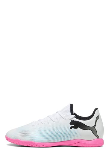 Puma White FUTURE 7 PLAY IT Mens Football Boots