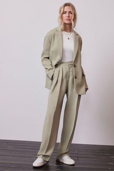 Green oversized blazer 2025