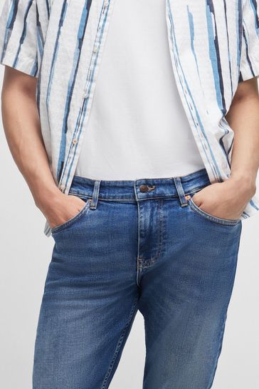 Buy BOSS Slim Fit Comfort Stretch Denim Jeans from Next Bahrain