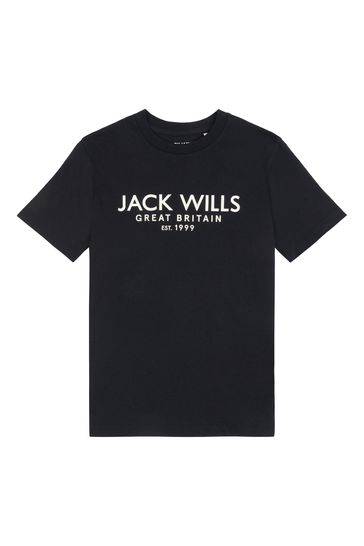 Jack Wills Boys Linen Blend T-Shirt