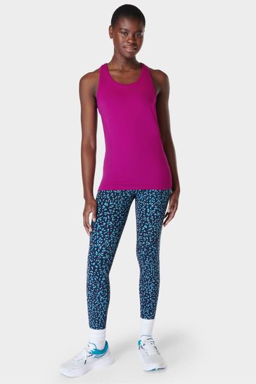 Buy Sweaty Betty Blue Abstract Markings Print Full Length Power Workout Leggings from Next Netherlands