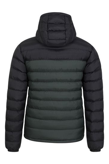 Mountain warehouse black puffer jacket shop