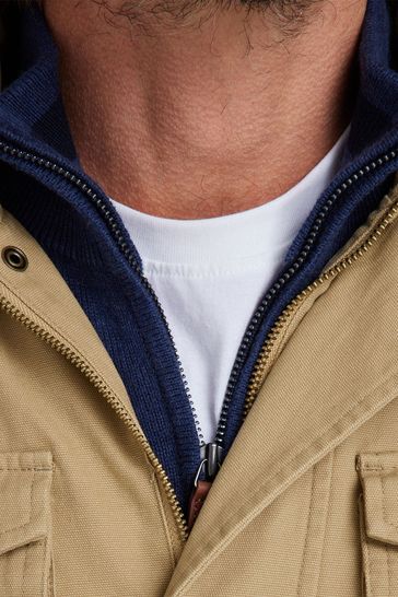 Buy Raging Bull Brown Canvas Twill Field Jacket from Next Saudi Arabia