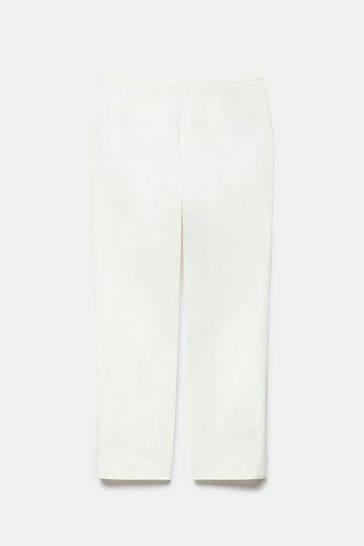 Buy Mint Velvet White Slim Capri Trousers from Next Netherlands
