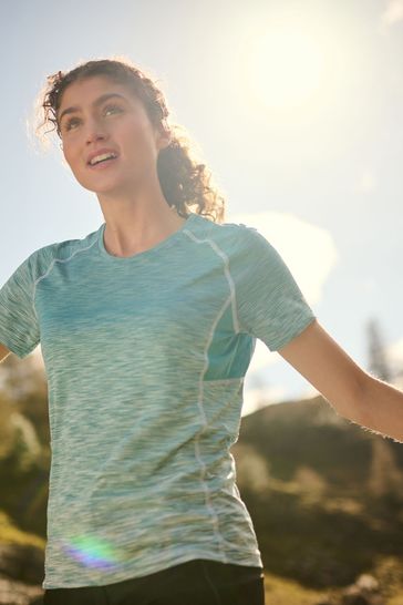 Regatta Blue Laxley II Short Sleeve Gym T-Shirt