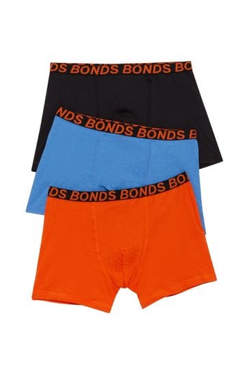 Bonds Orange Sport Trunks 3 Pack