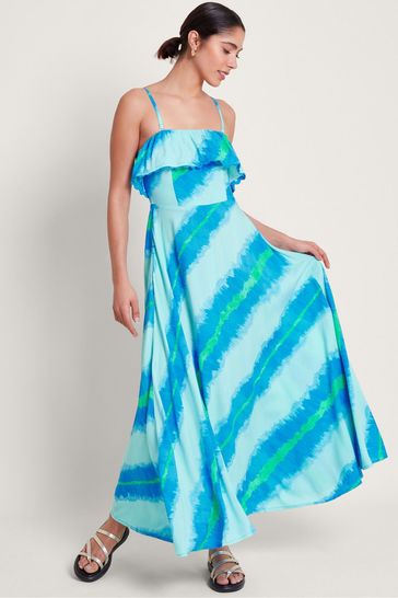 Monsoon Blue Zifia Stripe Dress