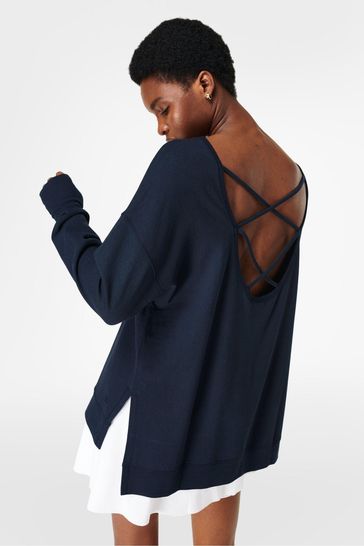 Betty basics ryder cross back sweater outlet