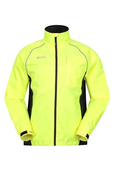 Mountain Warehouse Yellow Mens Adrenaline Waterproof Iso-Viz Jacket