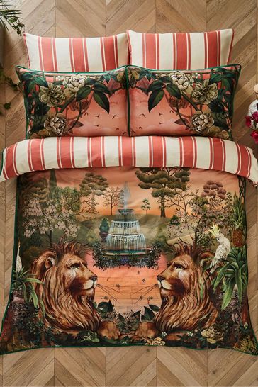 Joe Browns Orange Regal Lion Reversible Bed Set