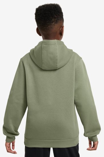 Buy Nike Oil Green Club Fleece Overhead Hoodie from Next Croatia
