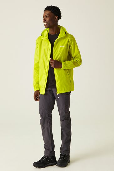 Regatta Yellow Mens Waterproof Pack It Jacket