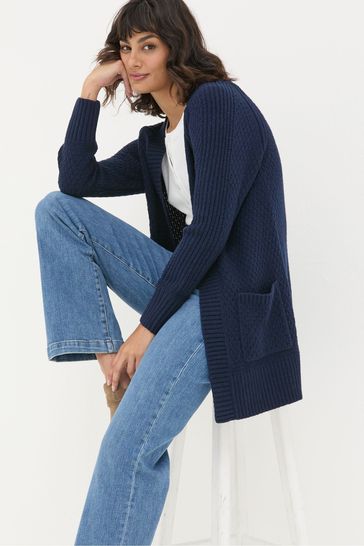 Buy FatFace Hannah Navy Cardigan from Next Denmark