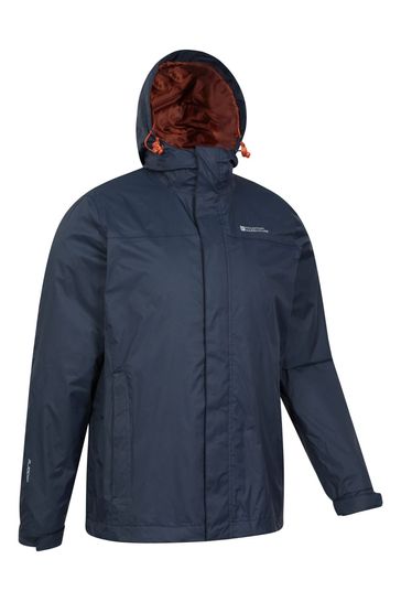 Buy Mountain Warehouse Blue Mens Torrent Waterproof Jacket from Next France