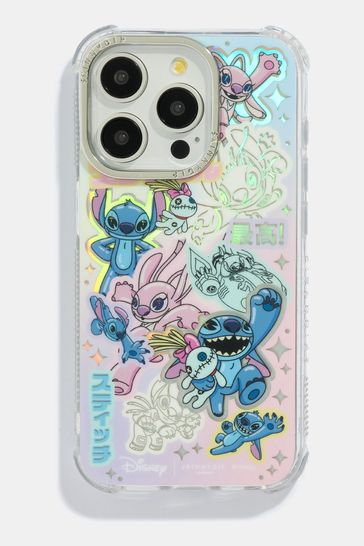 Skinnydip Blue Disney Kawaii Stitch Shock iPhone 15 Plus Case