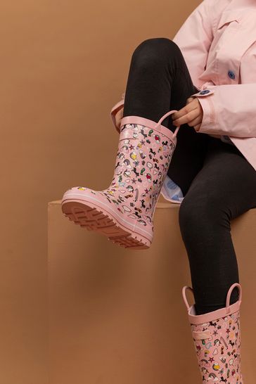 Buy Trespass Kids Pink Starryton 20 Md Wellies from Next Bahrain