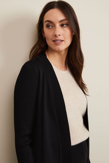 Buy Phase Eight Longline Lauren Edge to Edge Cardigan from the Laura Ashley online shop