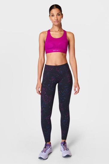 Buy Sweaty Betty Black Floral Stroke Print Full Length Power Workout Leggings from Next Denmark