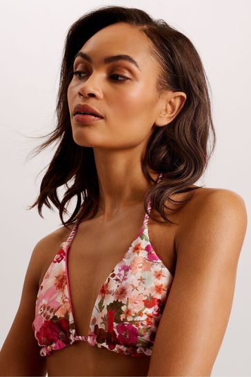 Buy Ted Baker Pink Veneza Reversible Bikini Top from Next Luxembourg