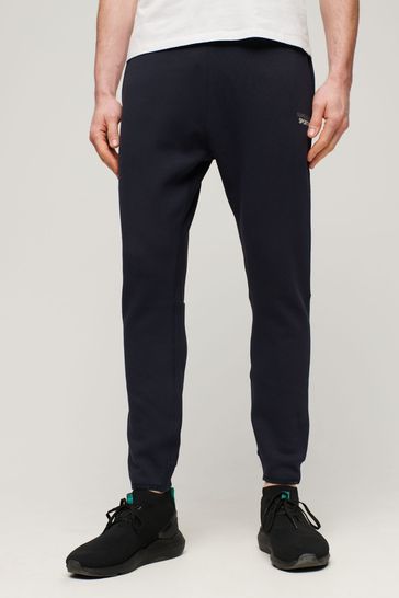 Superdry Blue Sport Tech Logo Tapered Joggers