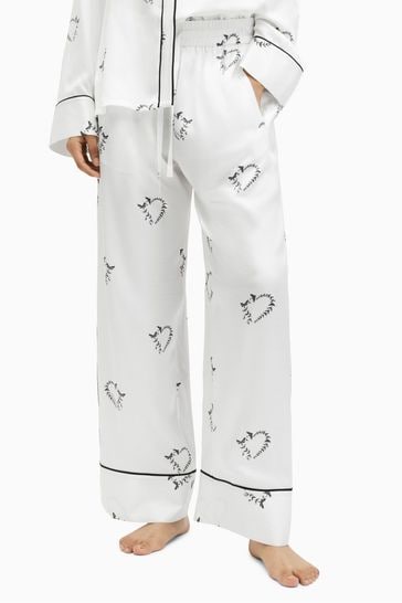AllSaints White Sofi Escalera Trousers