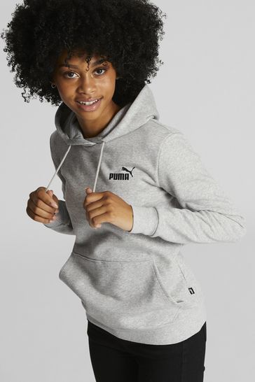 Buy Puma Grey Womens Essentials Small Logo Hoodie from Next Bahrain