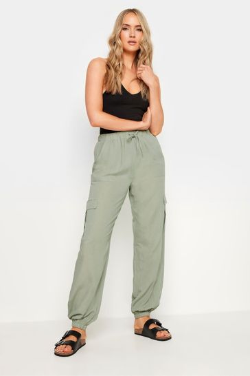 Buy Long Tall Sally Linen Cargo Trousers from Next Turkey