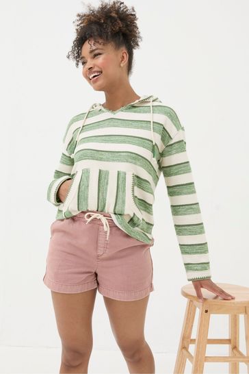 FatFace Pink FatFace Pink Ashby Pull On Denim Shorts
