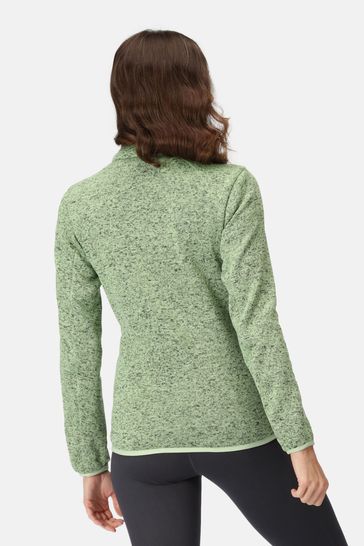 Full zip fleece womens top