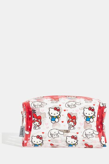 Skinnydip Red Hello Kitty & Friends Makeup Bag