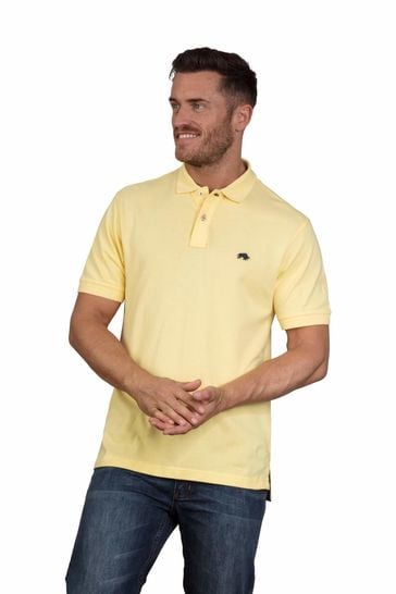 Raging Bull Yellow Classic Organic Polo Shirt