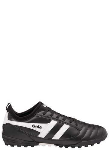 Gola Black/White Mens Ceptor Turf Microfibre Lace-Up Football Boots