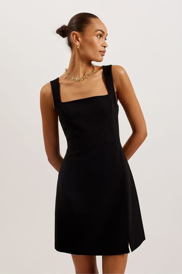 Ted Baker Black Wynod Mini Tailored Dress