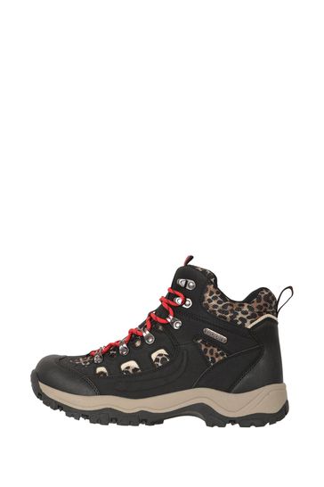 Mountain Warehouse Black Womens Adventurer Printed Waterproof Boots