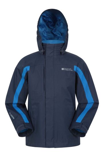 Mountain Warehouse Blue Samson Waterproof Jacket