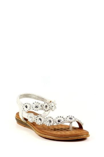 Lunar Charlotte II Floral Gemstone Sandals