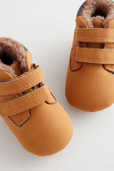 Honey Brown Touch Fastening Baby Work Boots 0 24mths