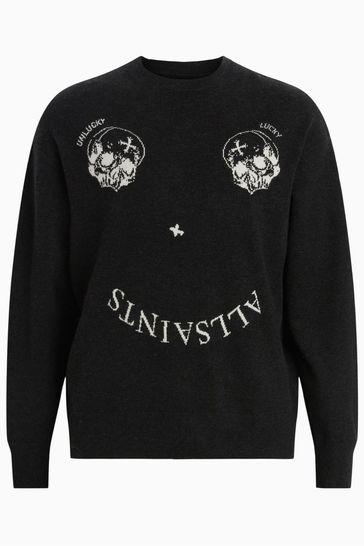 All saints crew neck jumper top