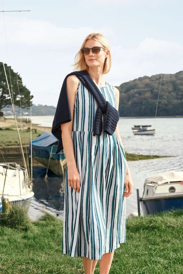 Buy Seasalt Cornwall White Farley s Dress from Next Bahrain