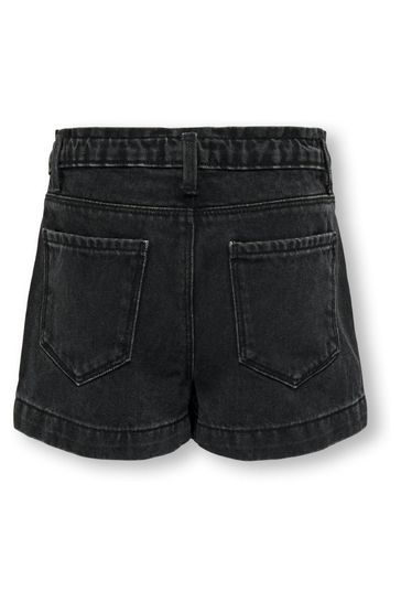 Buy ONLY KIDS High Waisted 100 Cotton Denim Black Shorts from Next Bahrain