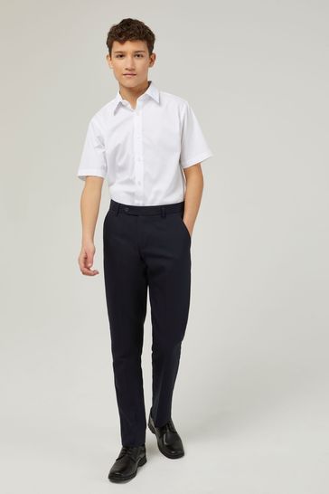 Trutex Senior Boys Slim Leg Navy School Trousers