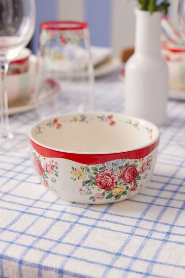 Cath Kidston Sage Feels Like Home Set of 4 Cereal Bowls