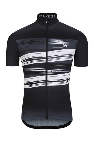 Dare 2b AEP Pedal Short Sleeve Cycling Black Jersey