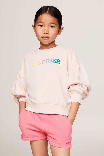Tommy Hilfiger Pink Monotype Sweatshirt