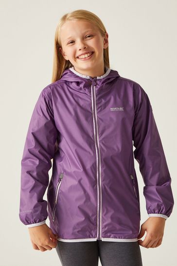 Regatta Girls Lever II Waterproof Hooded Jacket