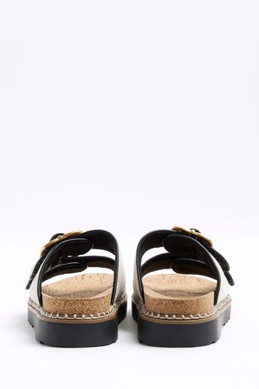 River island buckle sandals shop