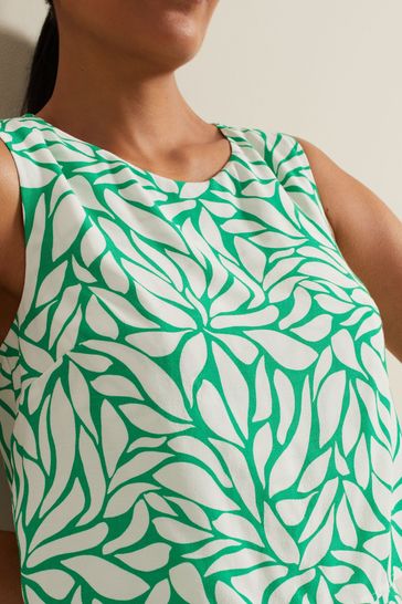 Buy Phase Eight Green Petite Aubrey Geo Jumpsuit from Next Oman