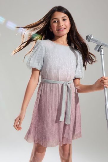Lipsy stripe pleated dress online
